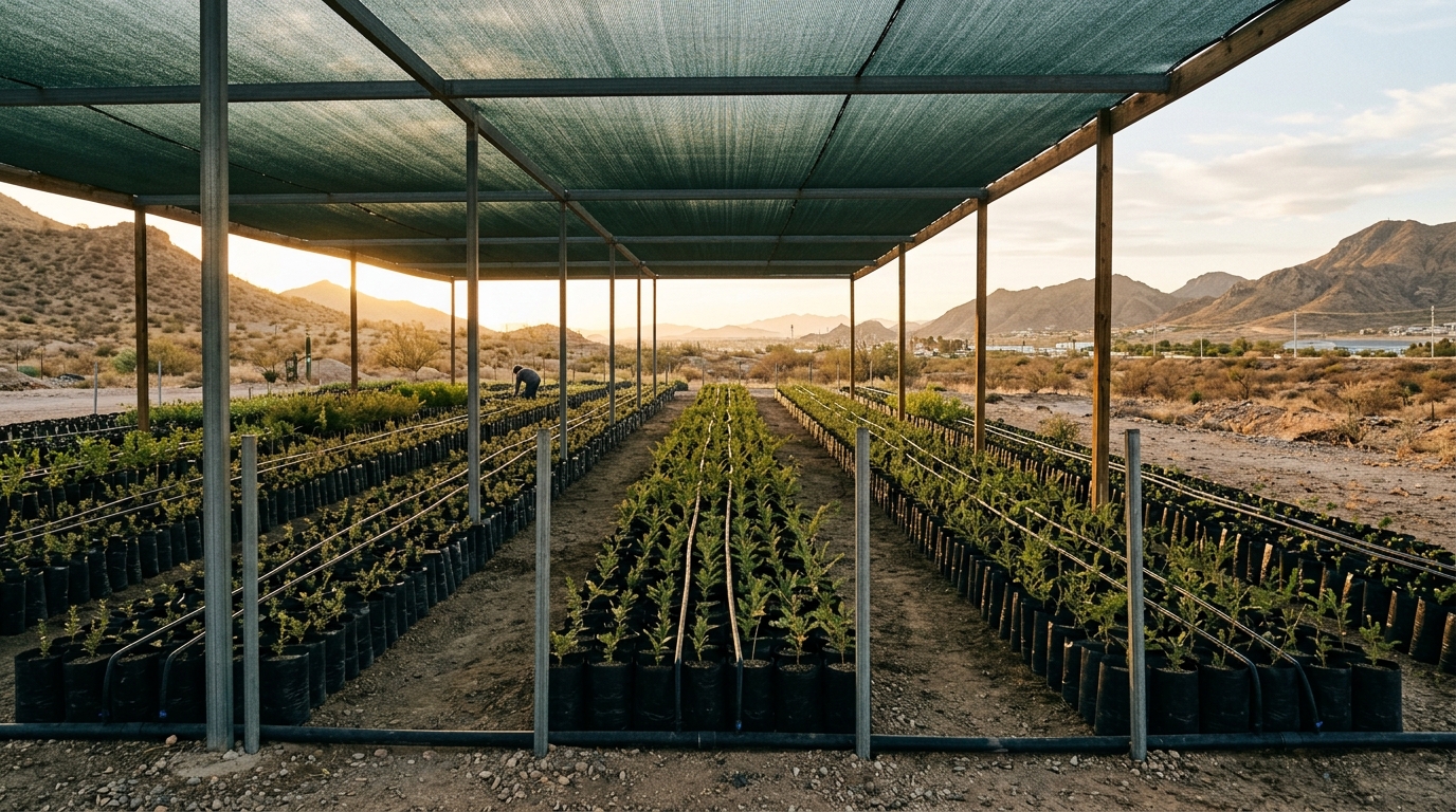 Hermosillo produce 65 mil plantas nativas desde 2022 en su vivero municipal