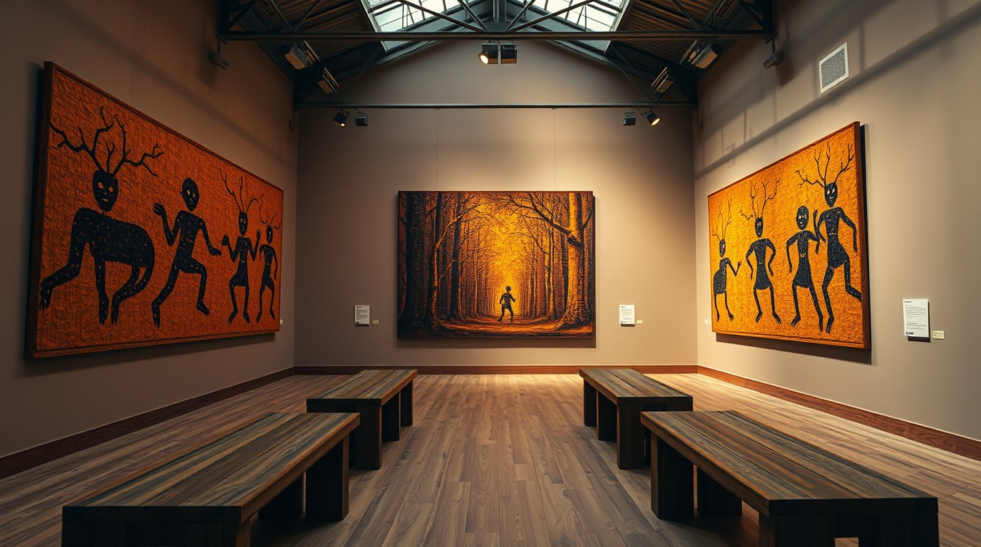 Santiago Yahuarcani lleva casi 40 obras de la Amazonía al Museo del Chopo